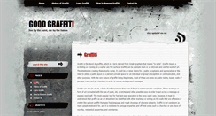 Desktop Screenshot of goodgraffiti.org